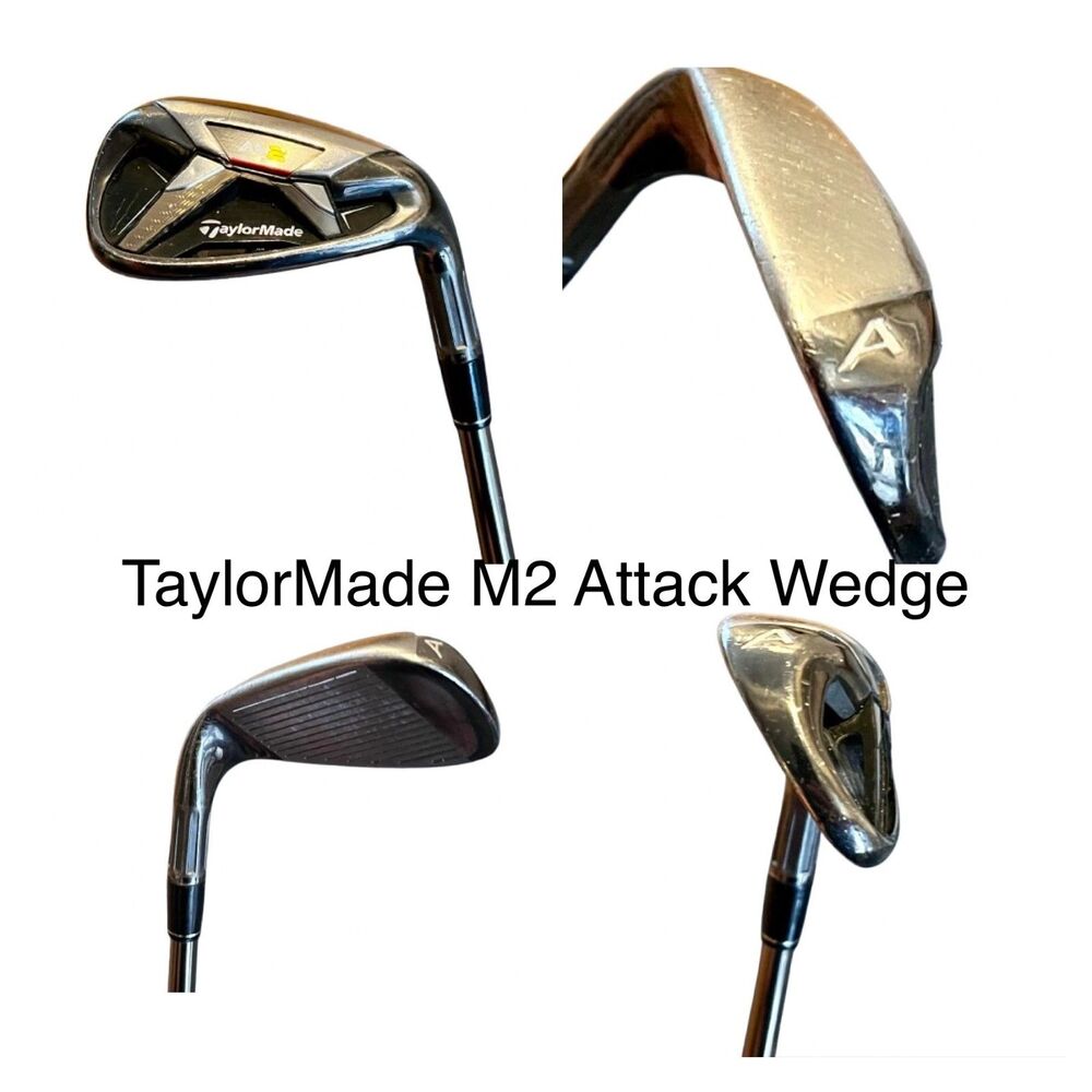 TaylorMade Men's M2 Attack Wedge w UST Mamiya Recoil Shaft Right-Handed